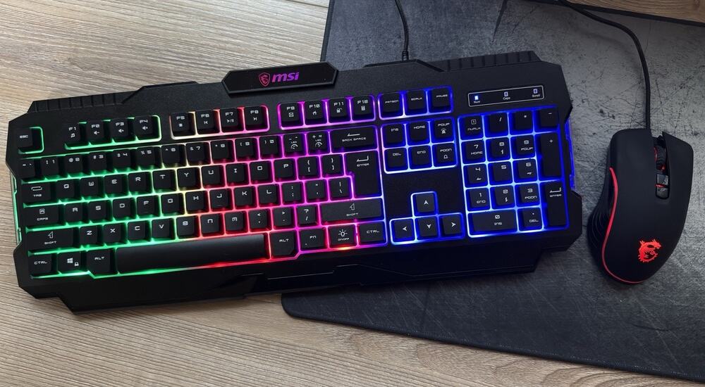 MSI K322 COMBO US M321 MOUSE + K322 GAMING KEYBOARD